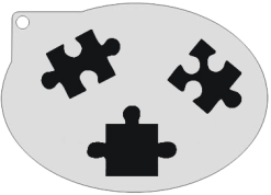 Schmink Specialist Schminksjabloon Puzzelstukjes