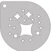 Schmink Specialist Schminksjabloon Rond Sterren -Glitter Winkel schminksjabloon rond sterren