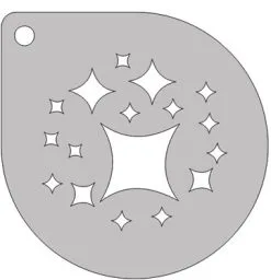 Schmink Specialist Schminksjabloon Rond Sterren