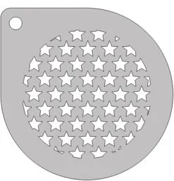 Schmink Specialist Schminksjabloon Rond Sterretjes