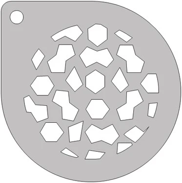 Schmink Specialist Schminksjabloon Rond Vlakken 3 Schmink Specialist Schminksjabloon Rond Vlakken