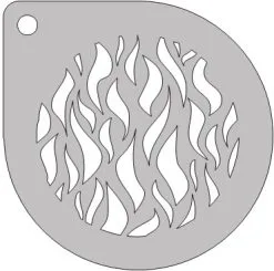 Schmink Specialist Schminksjabloon Rond Vlammen