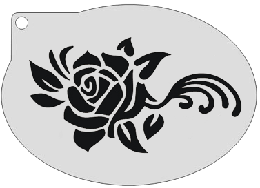 Schmink Specialist Schminksjabloon Roos 3 Schmink Specialist Schminksjabloon Roos
