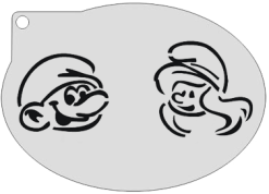 Schmink Specialist Schminksjabloon Smurfen