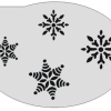 Schmink Specialist Schminksjabloon Sneeuwsterren