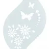 Schminksjabloon Superstar Vlinder Bloem - 77008 -Glitter Winkel schminksjabloon superstar vlinder bloem 77008