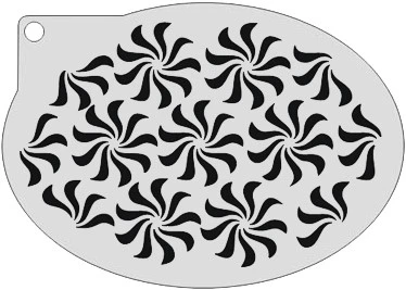 Schmink Specialist Schminksjabloon Twirl Bloemen 3 Schmink Specialist Schminksjabloon Twirl Bloemen