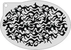 Schmink Specialist Schminksjabloon Vlammetjes