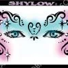 ShowOffs Body Art Shylow Masker Schmink Sjabloon -Glitter Winkel shylow masker schmink sjabloon