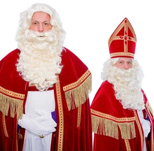 Comedia Sinterklaas Baardstel P Kanekalon Met Krul Snor 3 Comedia Sinterklaas Baardstel P Kanekalon Met Krul Snor