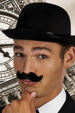 Boland Snor Zwart Gentleman