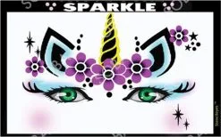 ShowOffs Body Art Sparkle Unicorn Masker Schmink Sjabloon