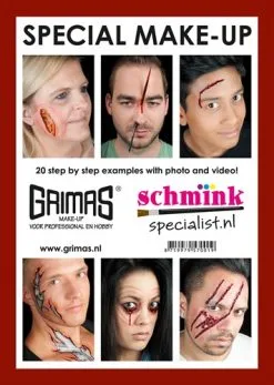 Schmink Specialist Special Make-up Boek -Glitter Winkel special make up boek 3
