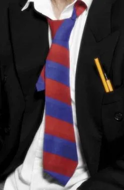 Smiffy's Stropdas School Blauw Rood