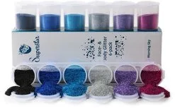 Superstar Fijne Glitter Sixpack Morning Sky