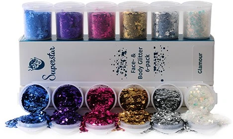 Superstar Glamour Chunky Glitter Mix Sixpack 3 Superstar Glamour Chunky Glitter Mix Sixpack