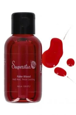 Superstar Kunstbloed Hel Rood Dik Stollend 50ml