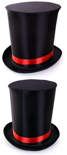 Party Xplosion Ultra Hoge Hoed Met Elastieke Band