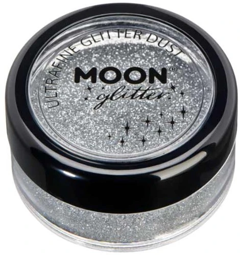 Moon Creations Ultrafine Glitter Dust Classic Zilver 3 Moon Creations Ultrafine Glitter Dust Classic Zilver