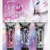 Moon Creations Unicorn Chunky Glitter Gels Roze Blauw Zilver
