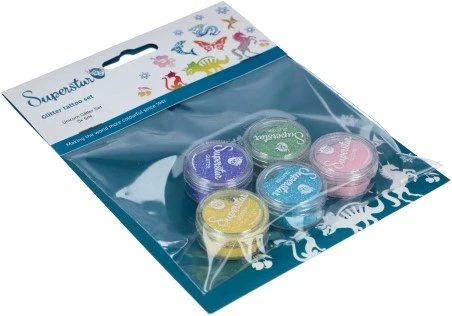 Superstar Unicorn Glitter Tattoo Glitter Set 4 Superstar Unicorn Glitter Tattoo Glitter Set - Afbeelding 2