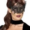 Smiffy's Venetiaans Filigraan Kanten Masker Zwart 2 Smiffy's Venetiaans Filigraan Kanten Masker Zwart -Glitter Winkel venetiaans filigraan kanten masker zwart