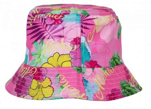 Party Xplosion Vissershoedje Hawaiiprint Roze 4 Party Xplosion Vissershoedje Hawaiiprint Roze - Afbeelding 2