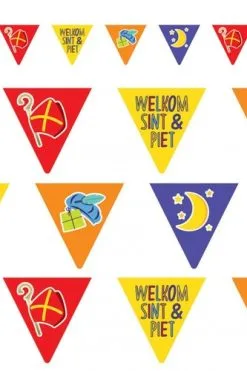 Party Xplosion Vlaggenlijn Papier Welkom Sint En Piet