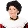 Comedia Wetlook Pieten Pruik Luxe -Glitter Winkel wetlook pieten pruik luxe