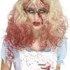 Smiffy's Zombie Bloederige Alice Pruik 2 Smiffy's Zombie Bloederige Alice Pruik -Glitter Winkel zombie bloederige alice pruik