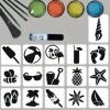 Schmink Specialist Zomer Glittertattoo Set -Glitter Winkel zomer glittertattoo set