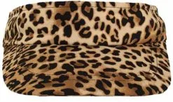 Party Xplosion Zonneklep Panterprint -Glitter Winkel zonneklep panterprint 2